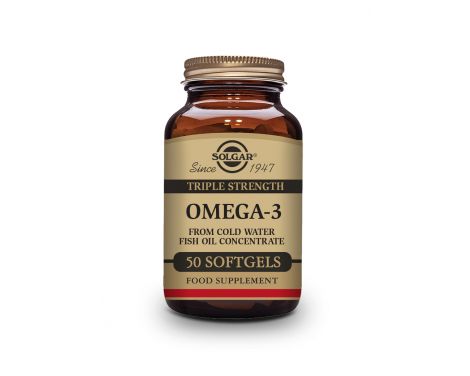 Solgar Omega-3 Triple Concentración 50 Cápsulas blandas