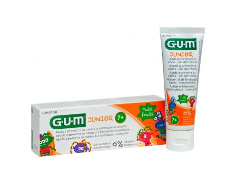 Sunstar Gum Junior Pasta Dental Sabor Naranja 50ml