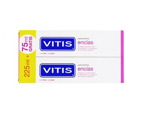 Vitis Encías Pack 1 Pasta Dentífrica 30ml  Y 2 Colutorio 150ml