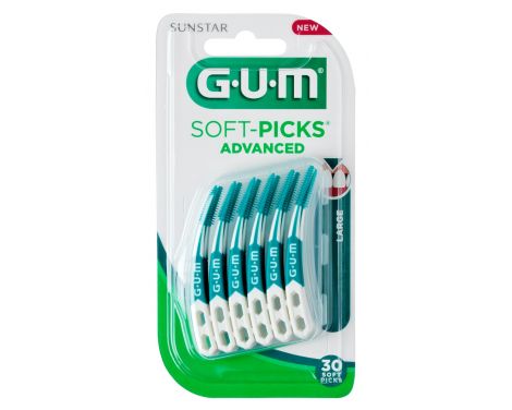 Gum Soft Picks Advanced Large 30 unidadesds