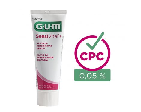 Gum Sensivital+ Pasta Dental 75ml