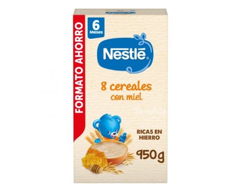 Nestlé Papilla 8 Cereales con Miel 950g