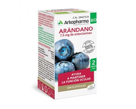 Arkopharma Arandano Fruto 50 Caps.
