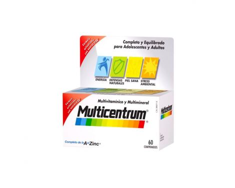 Multicentrum Con Lutaina 30 Comprimidos
