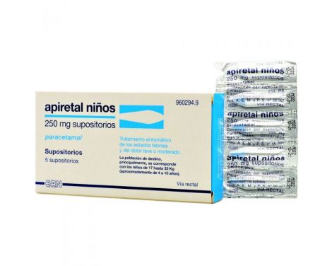 Apiretal-Niños-250-mg-5--Supositorios-0