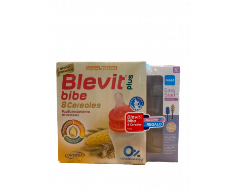 Blevit Plus Bibe 8 Cereales 600g + Biberón MAM de Regalo