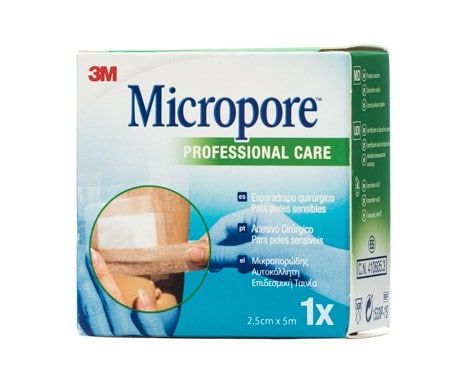 Esparadrapo-Hipoalergico-Micropore-Papel-Micropore-P-1533-5-M-X-25-Cm-small-image-0