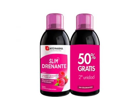 Forte Pharma Slim Drenante Frambuesa Pack 2X500ml