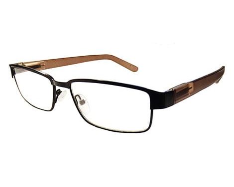 Gafas-Optiali-Elegance-Negro--Marrón-150-0