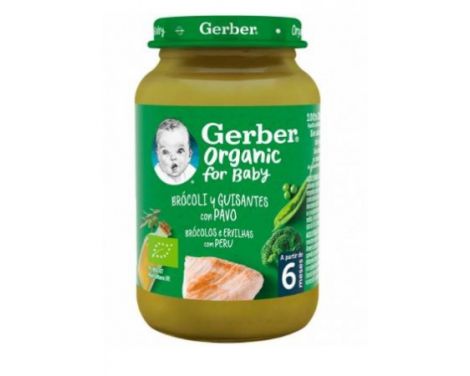 Gerber-Organic-Brcoli-Guisantes-Y-Pavo-190g-0