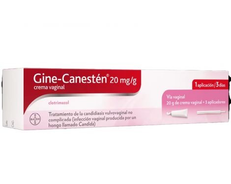 Gine-Canesten 20mg/g Crema Vaginal 20g 1 Tubo