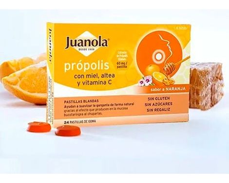 Juanola-Pastillas-Blandas-Propolis-Miel-Vit-C-Altea-Sabor-Naranja-48-G-24-Pastillas-0