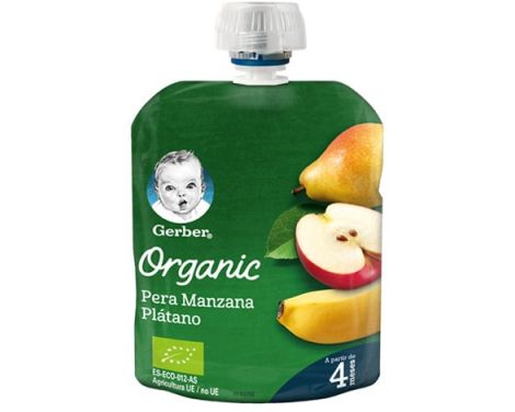 Nestlé-Nutrition-Gerber-Organic-Bolsita-Puré-de-Fruta-Pera-Manzana-y-Plátano-90g-0