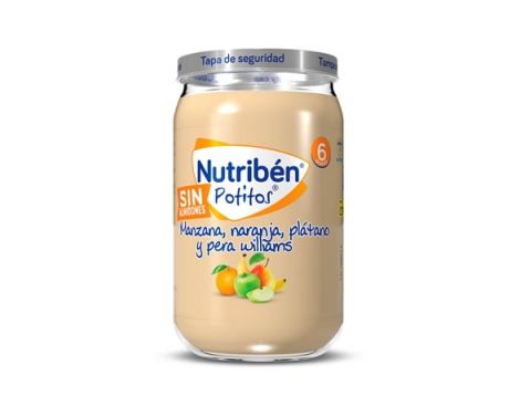 Nutribén-Potito-Manzana-Naranja-Plátano-Y-Pera-Williams-Sin-Almidones-235g-0