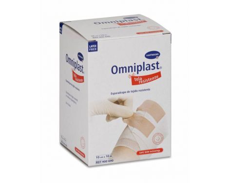 Omniplast-Esparadrapo-Hipoalergénico-Tejido-Resistente-10-X-10cm-0