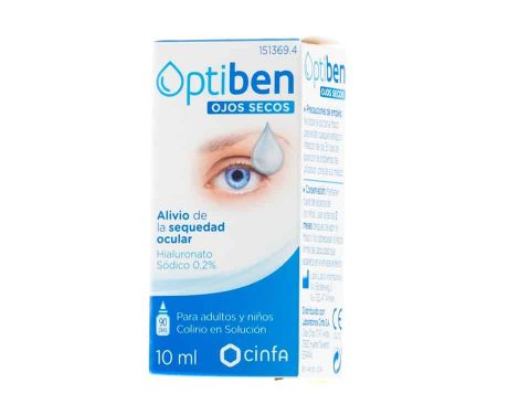 Optiben Colirio Ojos Secos 10ml - Farmacias VIVO