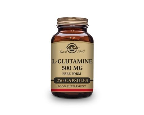 Solgar-L-Glutamina-500mg-250-Cápsulas-Vegetales-0