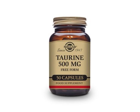 Solgar-Taurina-500mg-50-Cápsulas-Vegetales-0