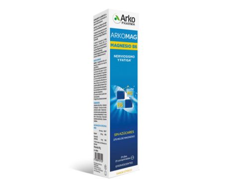 Arkopharma Arkomag Magnesio + B6 21 comprimidos efervescentes
