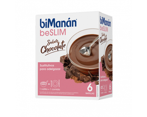Bimanán BeSlim Natillas Chocolate 6 uds