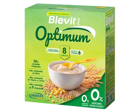 Blevit Optimum 8 Cereales 400g y Cuchara Regalo