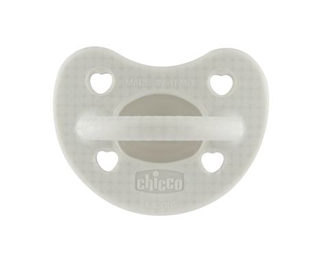 Chicco Chupete Silicona Physio Luxe 2-6m Gris 1 ud