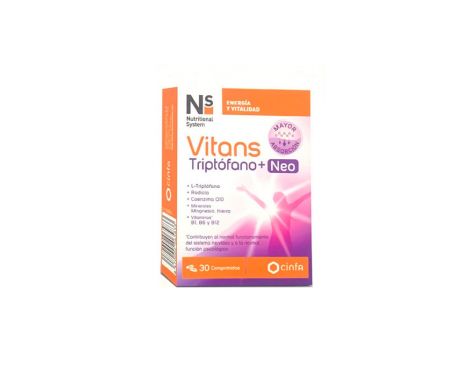 Cinfa Ns Vitans Triptófano+ 30 Comprimidos