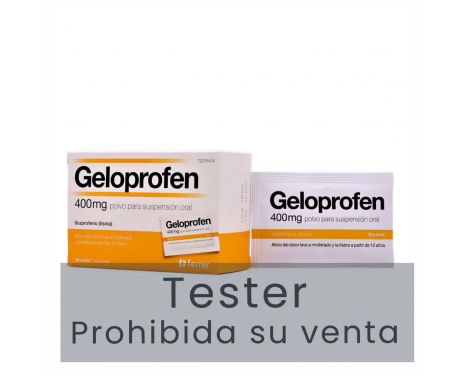 Geloprofen 400 mg Polvo Para Suspensión Oral 12 Sobres_tester