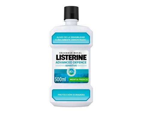 Listerine Advanced Defence Sensitive Colutorio Menta 500ml
