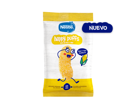 Nestlé Happy Puffs Snack Maíz Natural 28g