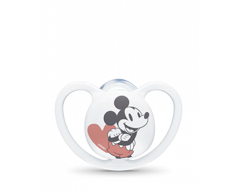 Nuk Chupete Silicona Space Mickey Mouse 0-6m Niño 1 ud