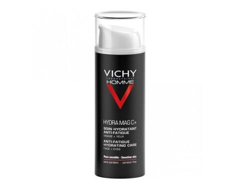 Vichy Homme Hydra Mag C+ Tratamiento Hidratante Anti-Fatiga Rostro+Ojos 50ml
