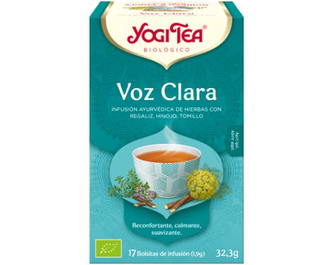 Yogi Tea Bio Voz Clara 17 bolsitas 1.9g