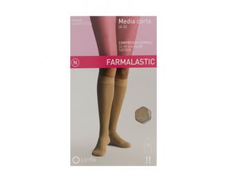 Farmalastic Panty Comprensión Media Corta (A-D) Compresión Normal Talla Grande Color Beige