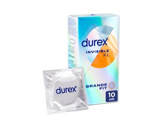 Durex Invisible XL Preservativos 10 uds