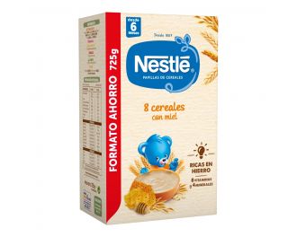 Nestlé Papilla 8 Cereales Con Miel 725g