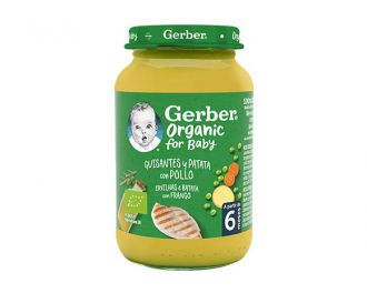 Nestlé-Nutrition-Gerber-Organic-Guisantes-Patata-y-Pollo-190g-0