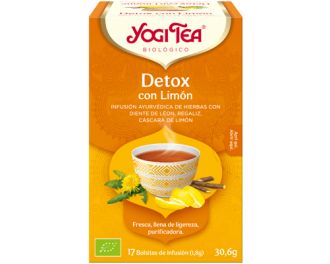 Yogi Tea Biológico Detox con Limón 17 bolsitas 1.80g