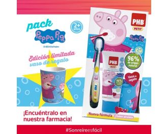 PHB Pack Peppa Pig Cepillo Plus Petit y Dentífrico Petit Gel 50ml