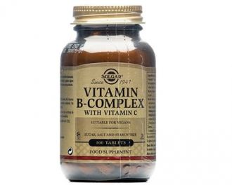 Solgar-Vitamin-B-Complex-Con-Vit-C-100-Comp-small-image-0