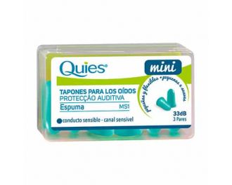 Tapones-Oidos-Espuma-Quies-Ms1-Mini-3-Pares-0
