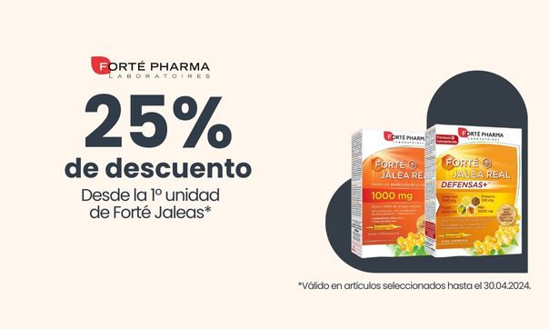 Promoción Forte Jaleas en Farmacias Vivo